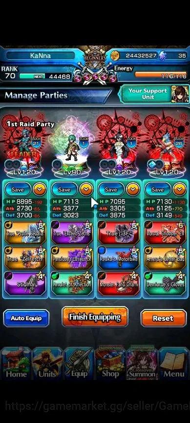 Grand Summoners Accounts Global|Rank 70|1 Sp Art|24 Ascend+8 TW|[Inumuta,DL image 4
