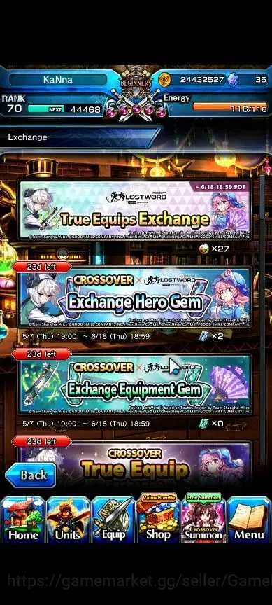 Grand Summoners Accounts Global|Rank 70|1 Sp Art|24 Ascend+8 TW|[Inumuta,DL image 9