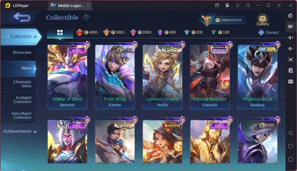 Mobile Legends: Bang Bang Accounts Global|Skin 560|Legend Layla+Lesley+Valir+Lunox|KO image 10