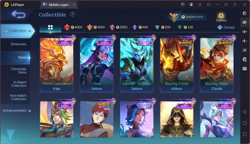 Mobile Legends: Bang Bang Accounts Global|Skin 560|Legend Layla+Lesley+Valir+Lunox|KO image 12