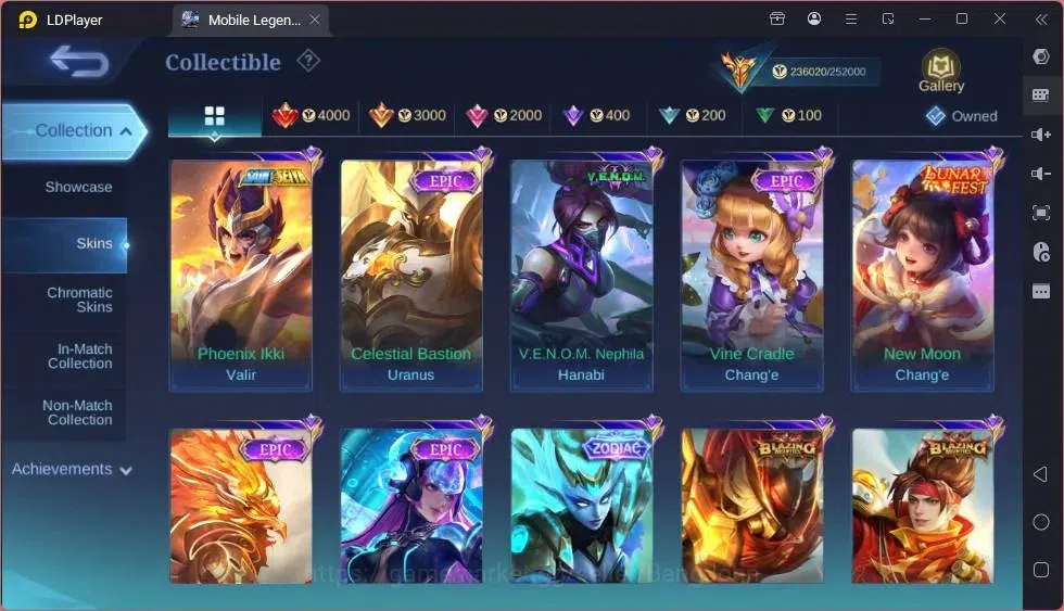 Mobile Legends: Bang Bang Accounts Global|Skin 560|Legend Layla+Lesley+Valir+Lunox|KO image 13