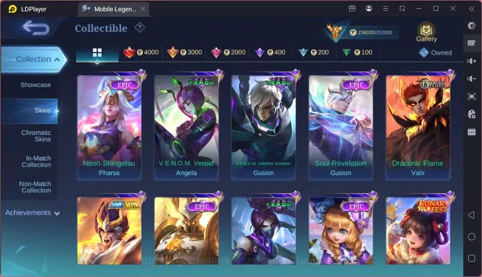 Mobile Legends: Bang Bang Accounts Global|Skin 560|Legend Layla+Lesley+Valir+Lunox|KO image 14
