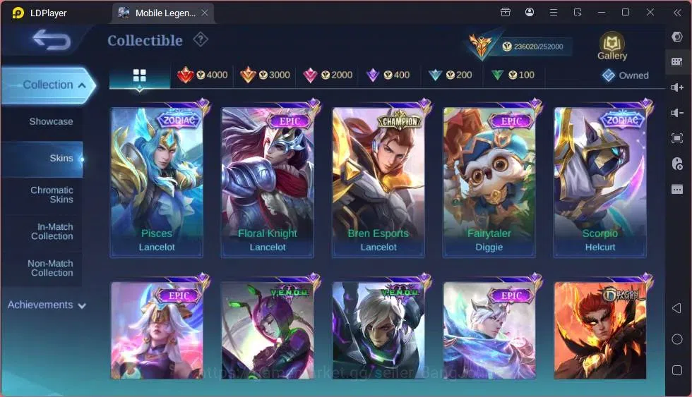 Mobile Legends: Bang Bang Accounts Global|Skin 560|Legend Layla+Lesley+Valir+Lunox|KO image 15