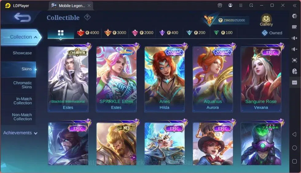 Mobile Legends: Bang Bang Accounts Global|Skin 560|Legend Layla+Lesley+Valir+Lunox|KO image 18