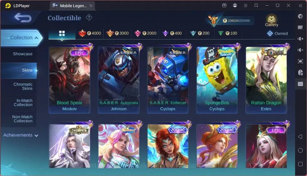 Mobile Legends: Bang Bang Accounts Global|Skin 560|Legend Layla+Lesley+Valir+Lunox|KO image 19