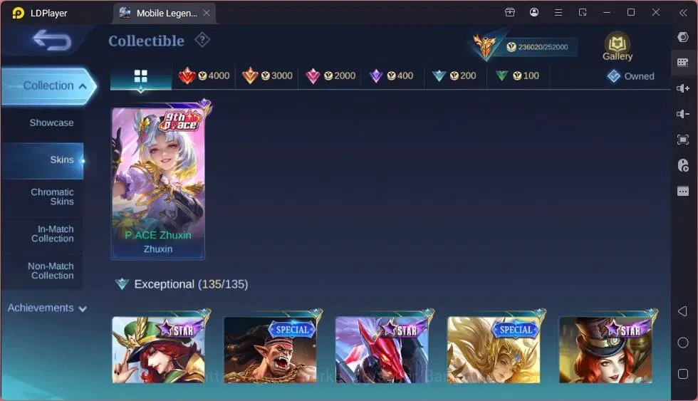 Mobile Legends: Bang Bang Accounts Global|Skin 560|Legend Layla+Lesley+Valir+Lunox|KO image 5