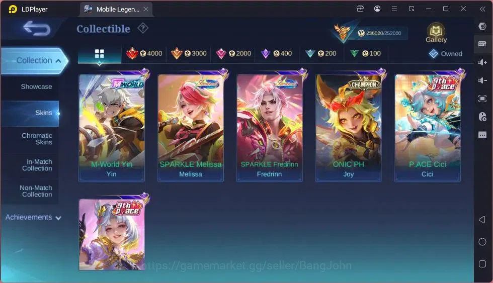 Mobile Legends: Bang Bang Accounts Global|Skin 560|Legend Layla+Lesley+Valir+Lunox|KO image 6