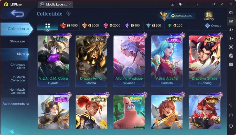 Mobile Legends: Bang Bang Accounts Global|Skin 560|Legend Layla+Lesley+Valir+Lunox|KO image 8