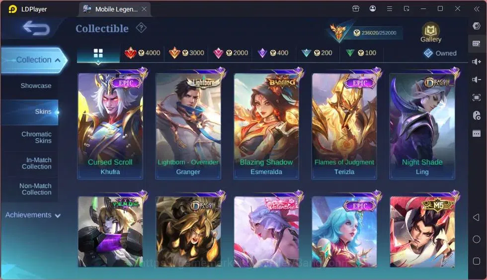 Mobile Legends: Bang Bang Accounts Global|Skin 560|Legend Layla+Lesley+Valir+Lunox|KO image 9