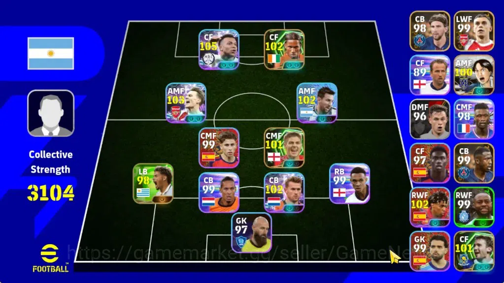 eFootball Accounts Android|Epic D.Drogba,Steven Gerrard,Andriy Shevch image 1