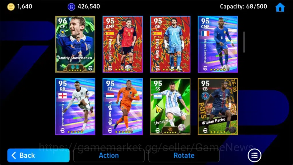 eFootball Accounts Android|Epic D.Drogba,Steven Gerrard,Andriy Shevch image 5