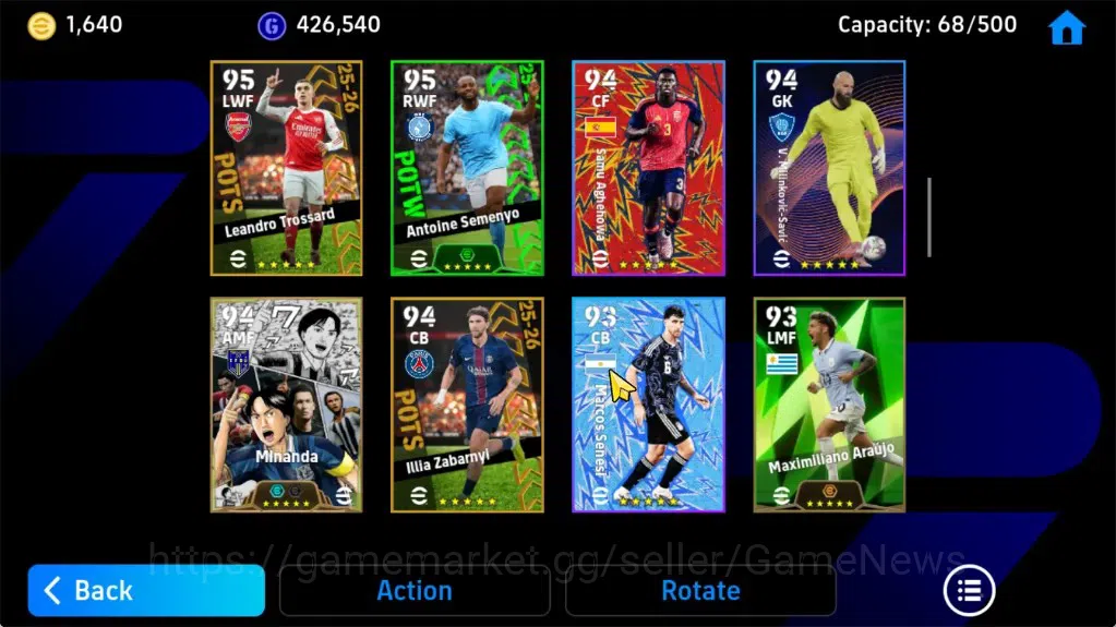 eFootball Accounts Android|Epic D.Drogba,Steven Gerrard,Andriy Shevch image 6
