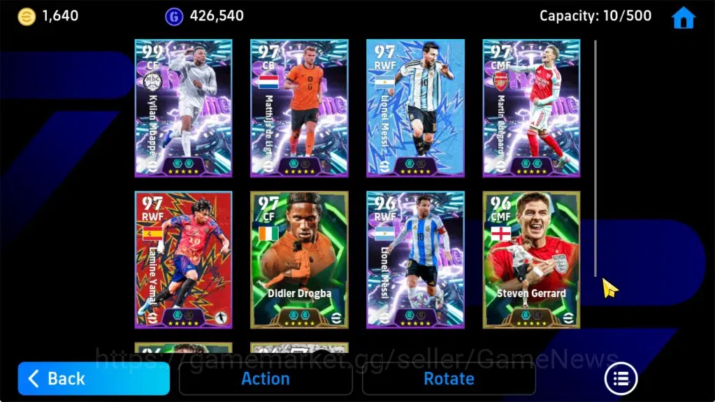 eFootball Accounts Android|Epic D.Drogba,Steven Gerrard,Andriy Shevch image 7