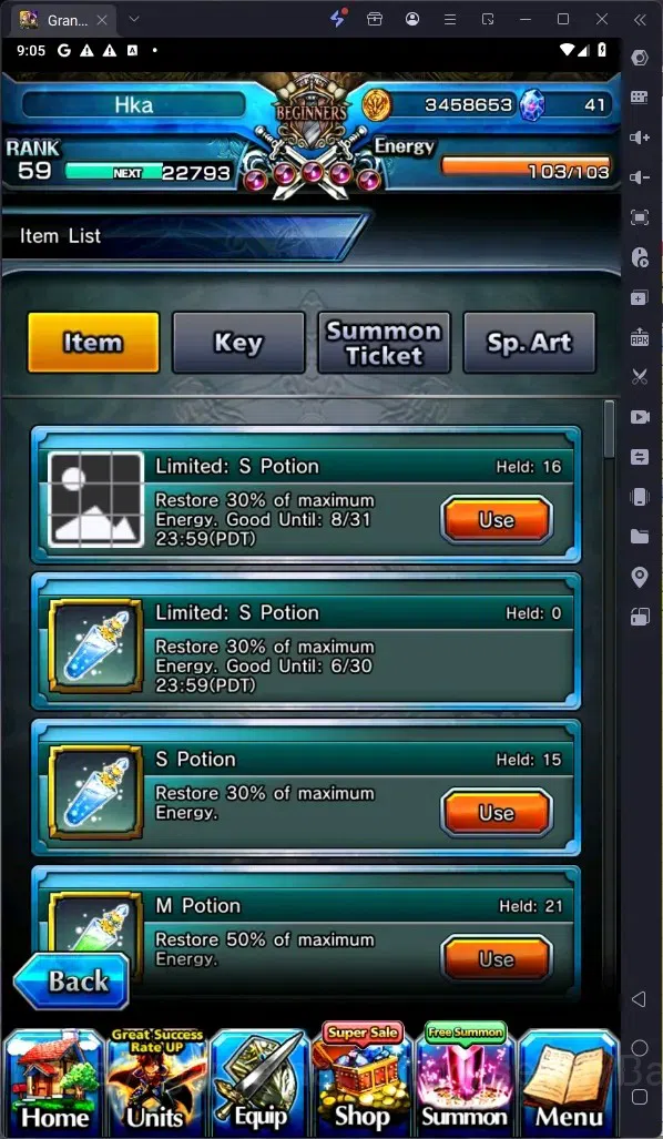 Grand Summoners Accounts Global | Rank 59|Houka Inumuta Lv120 TW,Shirou Emi image 2