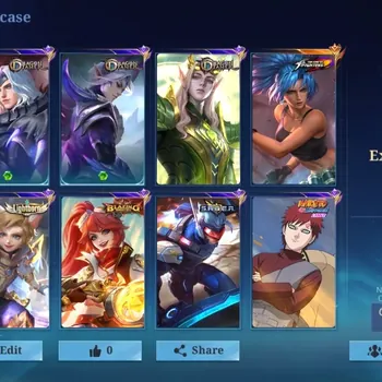 Mobile Legends: Bang Bang Accounts Others Global|138H 210S|Expert|KOF Karina|Naruto Vale|Dragon Tamer