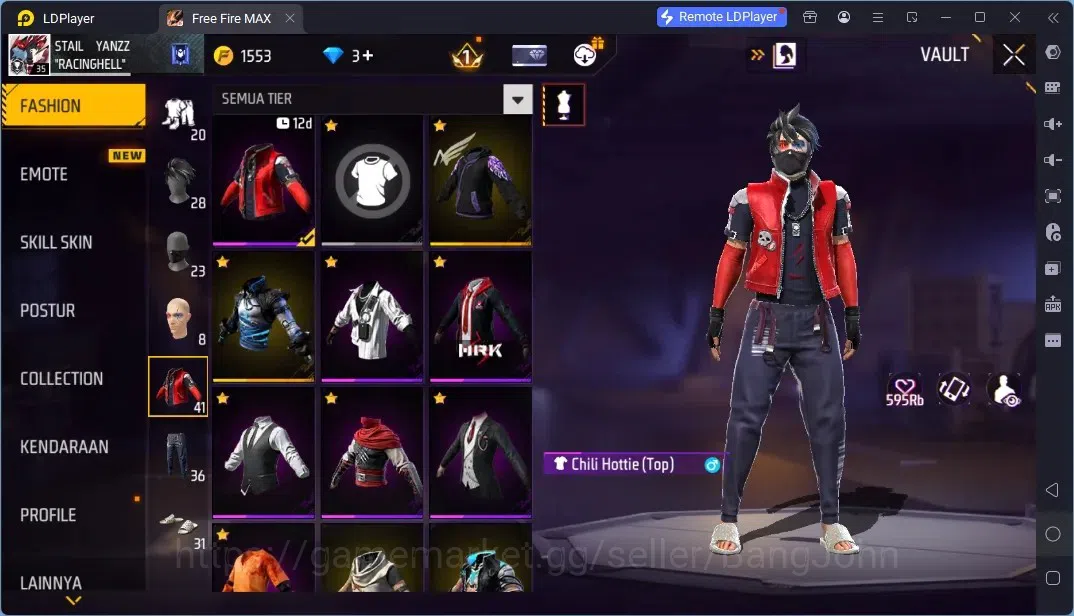 Free Fire Accounts Indonesia | 2 EVO (Woodpecker Majestic Prowler Lv3, M60 Dreambreaker Lv3)| Backpack Dream Palace | Check 10