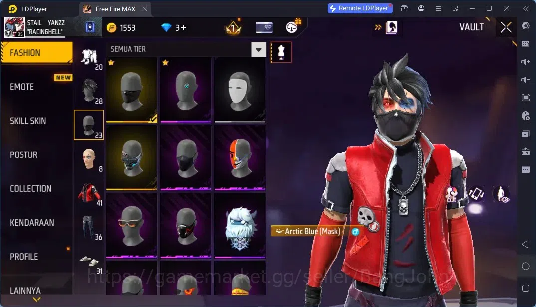 Free Fire Accounts Indonesia | 2 EVO (Woodpecker Majestic Prowler Lv3, M60 Dreambreaker Lv3)| Backpack Dream Palace | Check 8