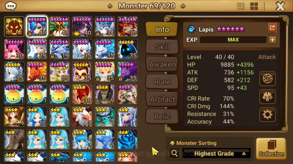 Summoners War: Sky Arena Accounts Global Lv 22|Starter|3,9K Gems|1 LD[Velaska]|5 Tot image 7