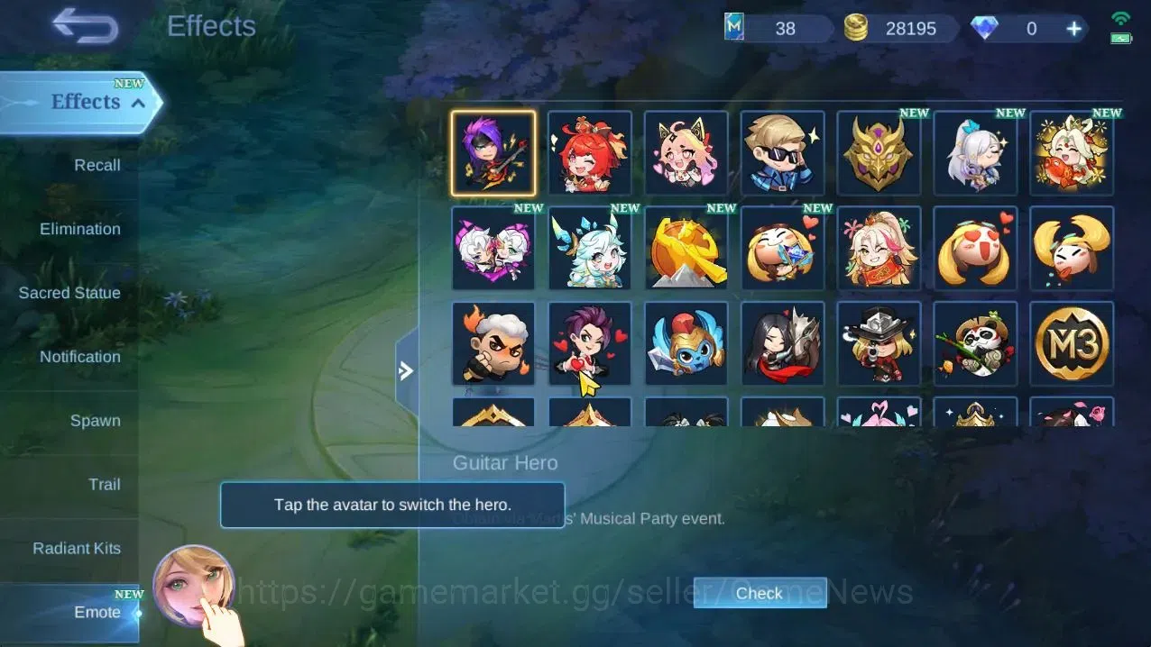 Mobile Legends: Bang Bang Accounts Hero 81|Skin 246|High Honor 30|CC Natalia, LBorn T image 13