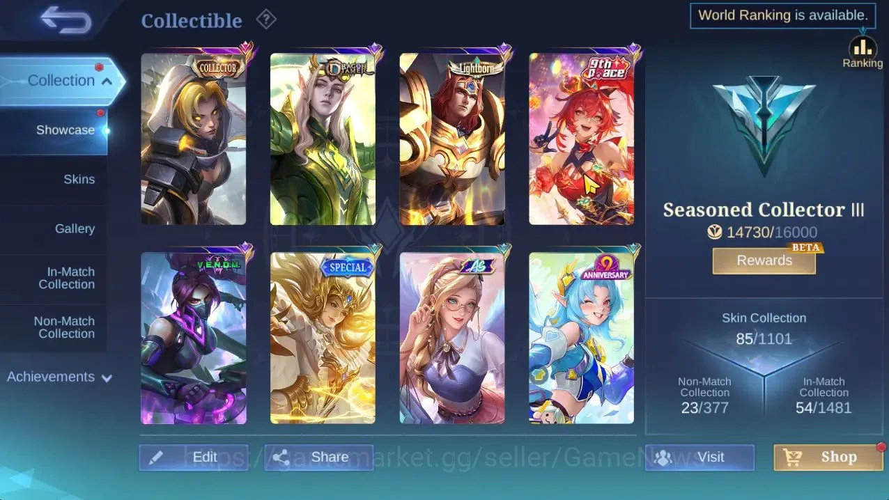 Mobile Legends: Bang Bang Accounts Hero 81|Skin 246|High Honor 30|CC Natalia, LBorn T image 3
