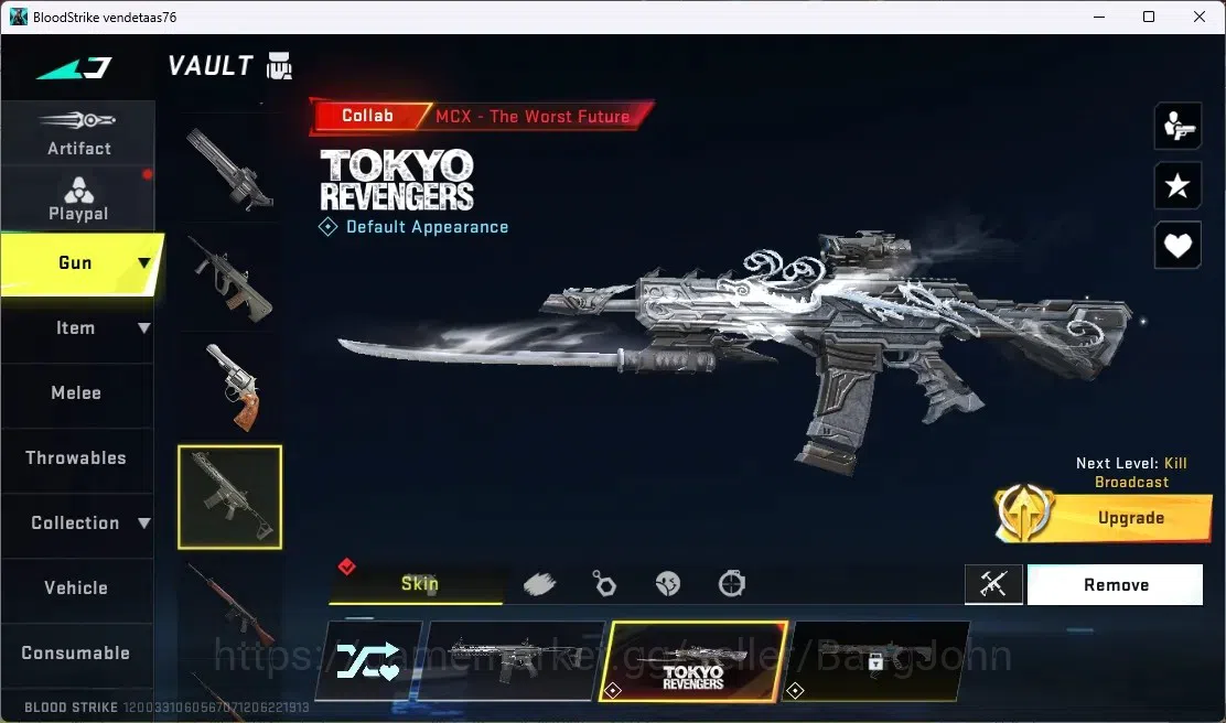 Blood Strike Accounts ASIA | 2 TR GUNS: MCX,FN2000|1 ULTRA MELEE Talon K image 4
