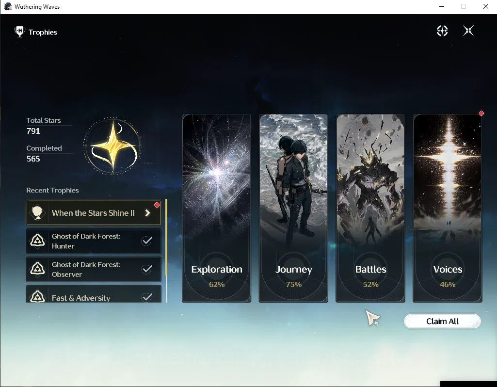 Wuthering Waves Accounts EUROPE|UL 47|14k Astrite+38 Coral|2 Limited| [Hiyu image 9