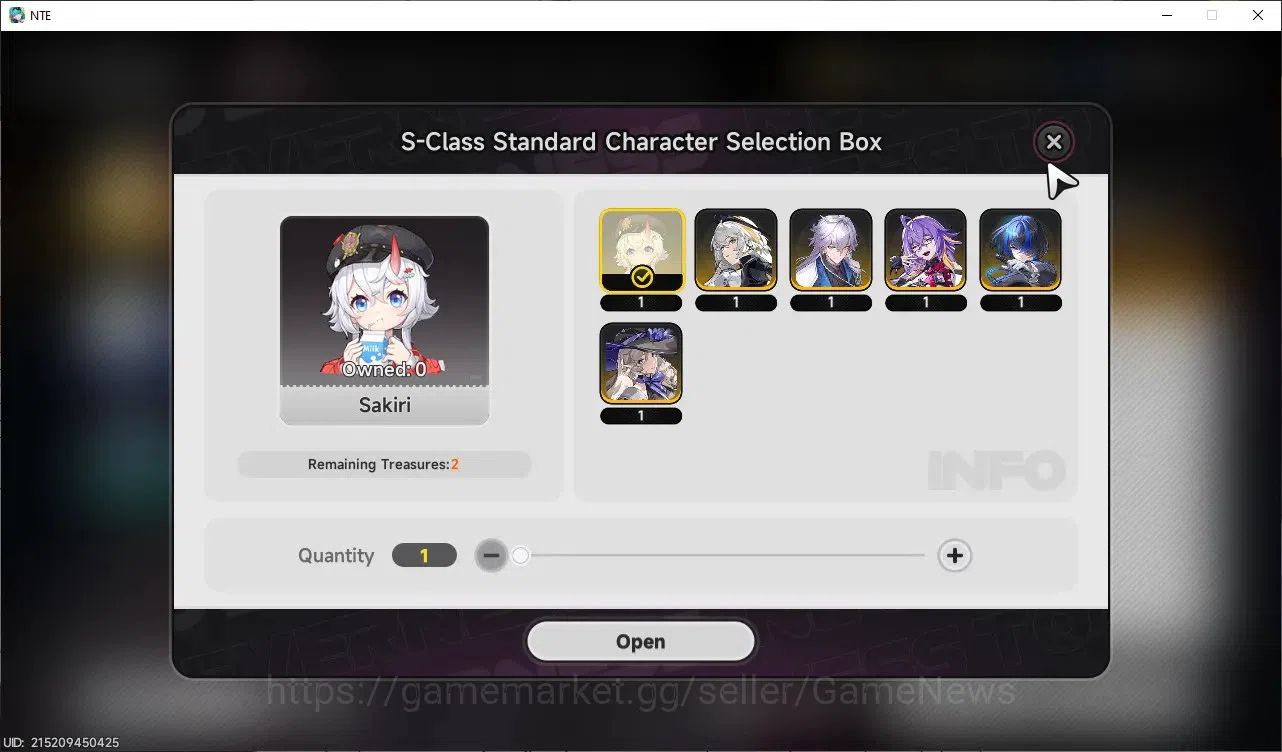 Neverness to Everness Accounts Global SEA|HL 3|2 S-Class 1 Limited [Shinku],Fadia|2 S-Class Selector Box|Orchid 11