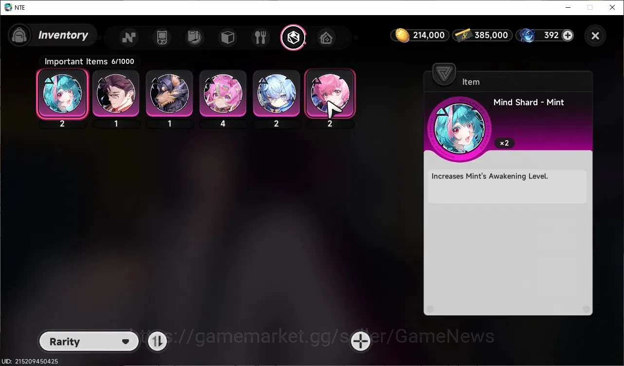 Neverness to Everness Accounts Global SEA|HL 3|2 S-Class 1 Limited [Shinku],Fadia|2 S-Class Selector Box|Orchid 13