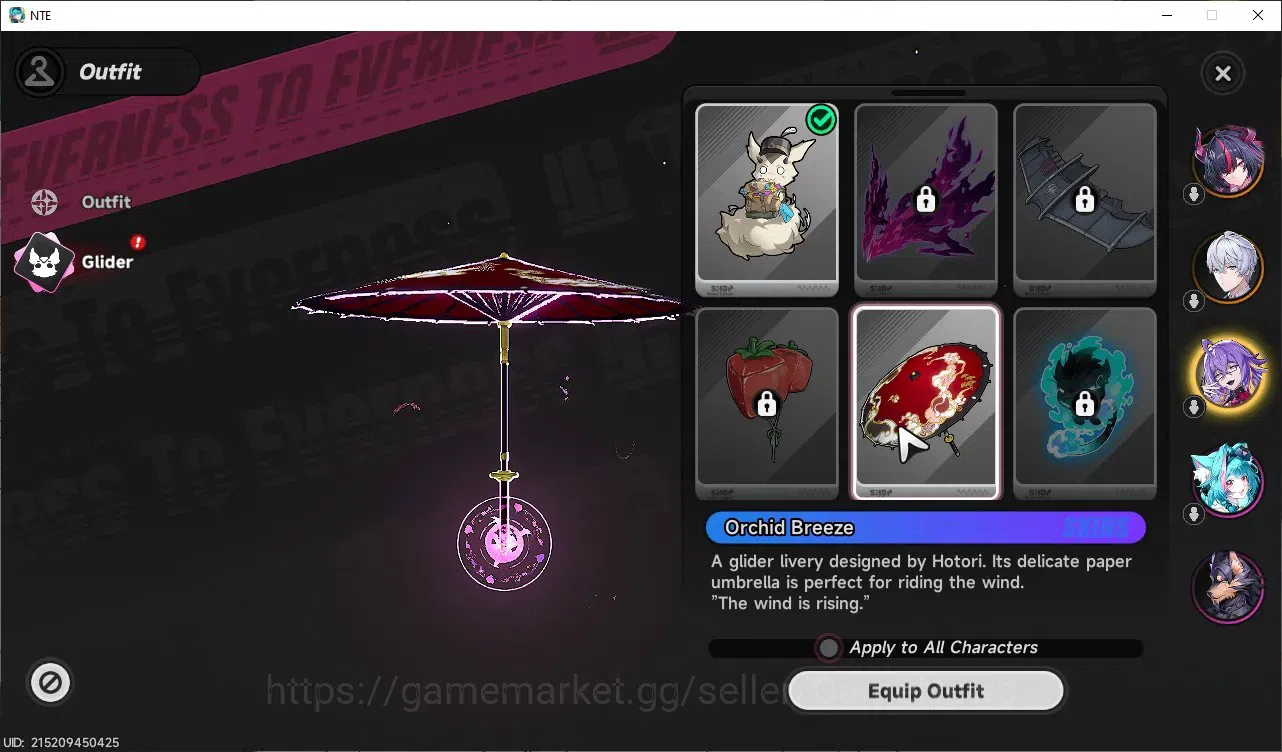 Neverness to Everness Accounts Global SEA|HL 3|2 S-Class 1 Limited [Shinku],Fadia|2 S-Class Selector Box|Orchid 4
