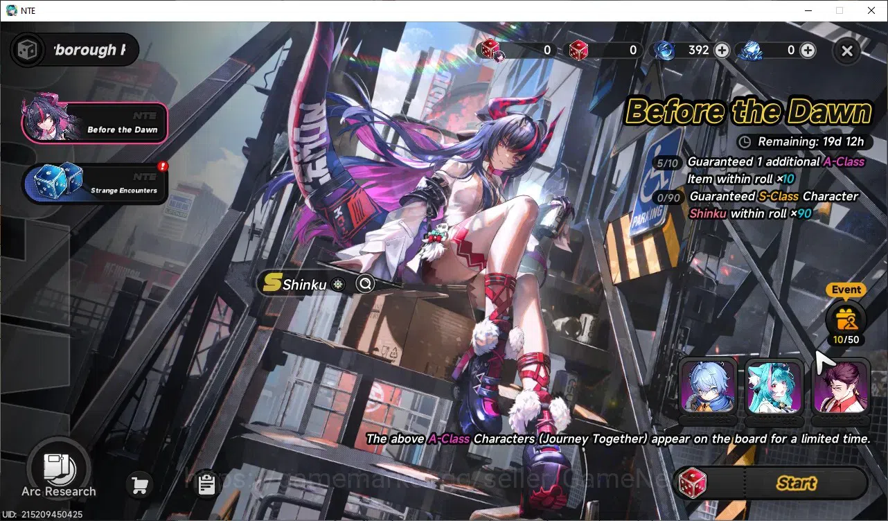 Neverness to Everness Accounts Global SEA|HL 3|2 S-Class 1 Limited [Shinku],Fadia|2 S-Class Selector Box|Orchid 6
