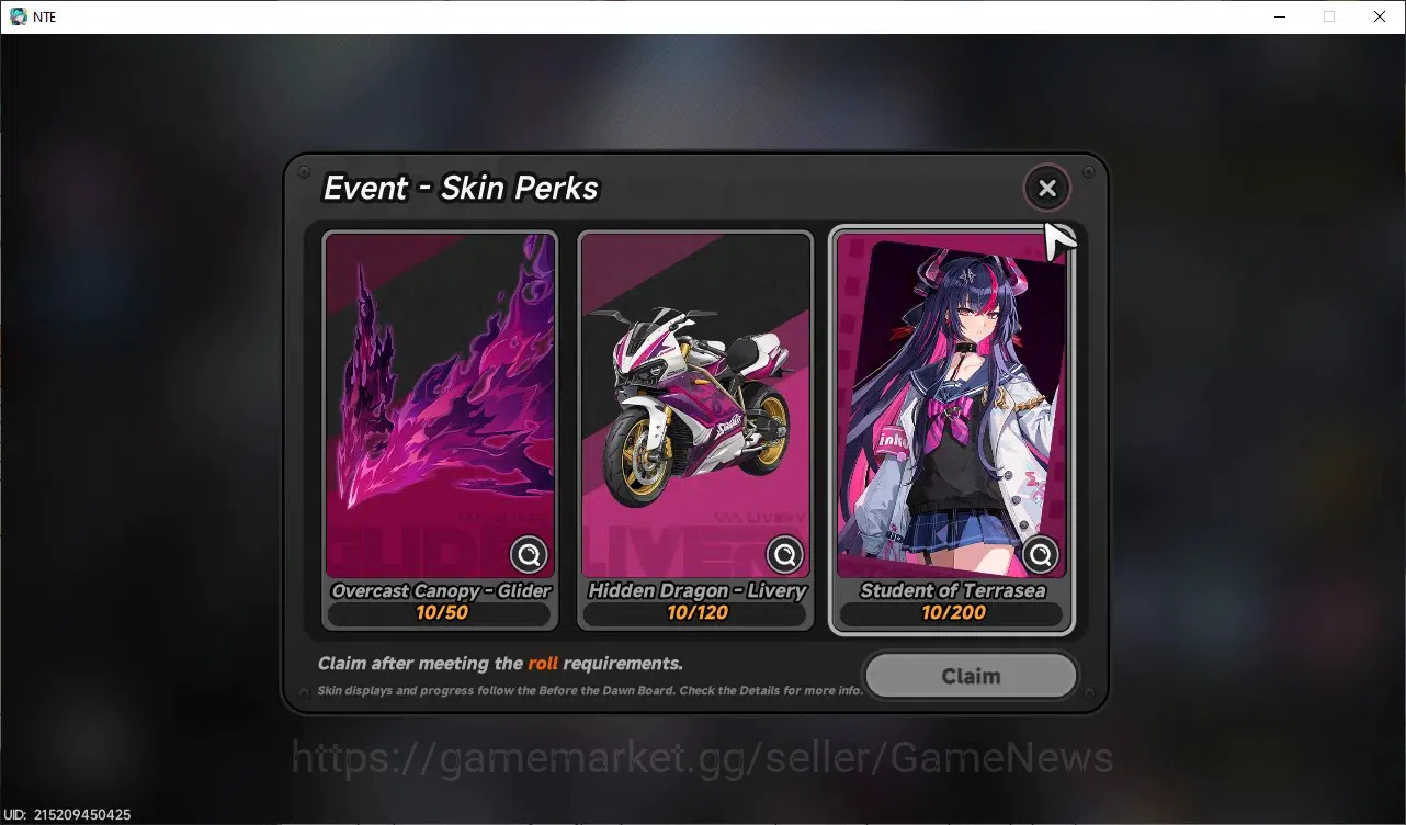 Neverness to Everness Accounts Global SEA|HL 3|2 S-Class 1 Limited [Shinku],Fadia|2 S-Class Selector Box|Orchid 7