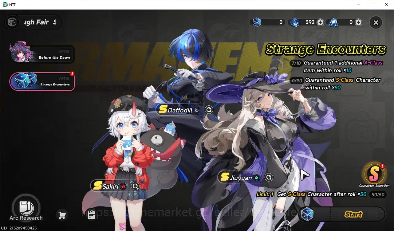 Neverness to Everness Accounts Global SEA|HL 3|2 S-Class 1 Limited [Shinku],Fadia|2 S-Class Selector Box|Orchid 8