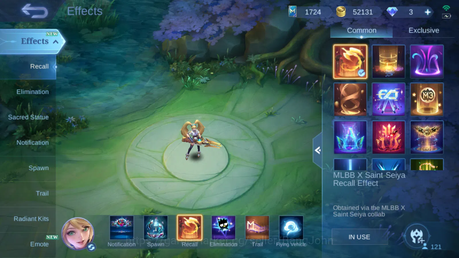 Mobile Legends: Bang Bang Accounts Hero 121 | Skin 245 | GLORY  | AOT Martis | MetroZ image 14