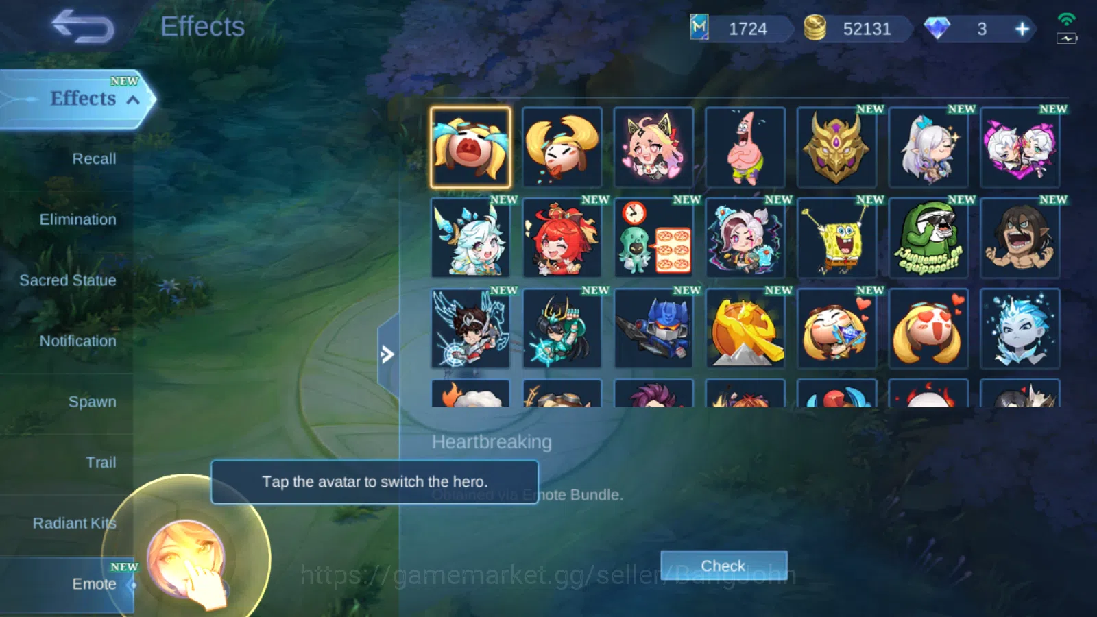 Mobile Legends: Bang Bang Accounts Hero 121 | Skin 245 | GLORY  | AOT Martis | MetroZ image 15