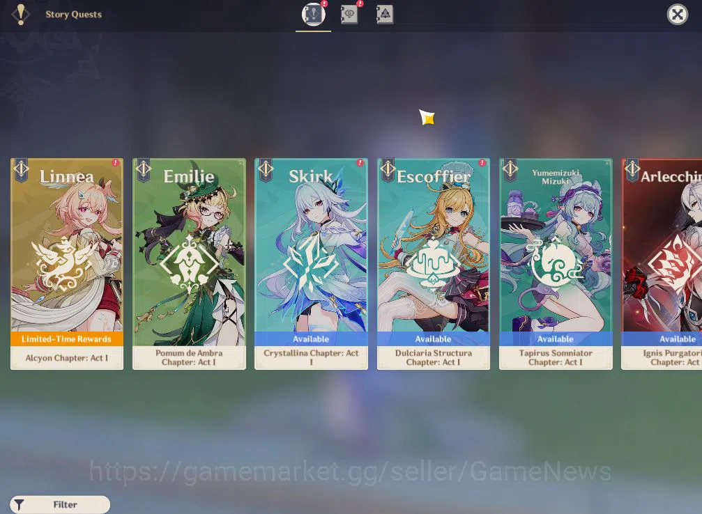 Genshin Impact Accounts Mid Game ASIA|AR 55|5 Limited +2(*5Weapon)|Furina,Navia,Hutao, lyney,Kazuha|McMale|Reoni 11