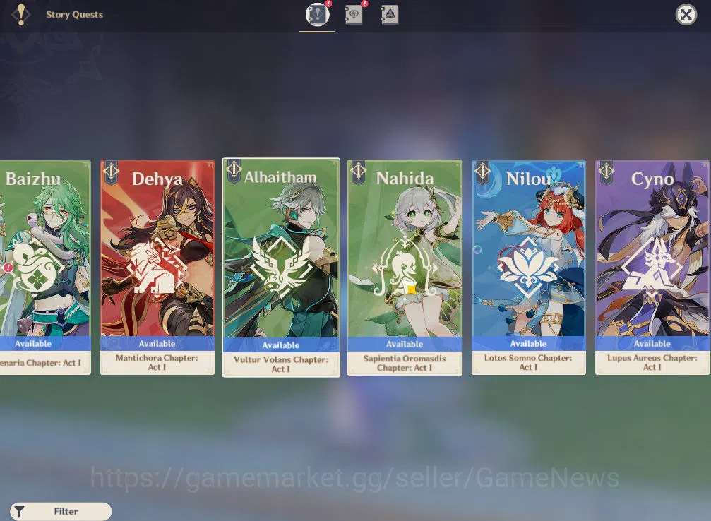 Genshin Impact Accounts Mid Game ASIA|AR 55|5 Limited +2(*5Weapon)|Furina,Navia,Hutao, lyney,Kazuha|McMale|Reoni 13