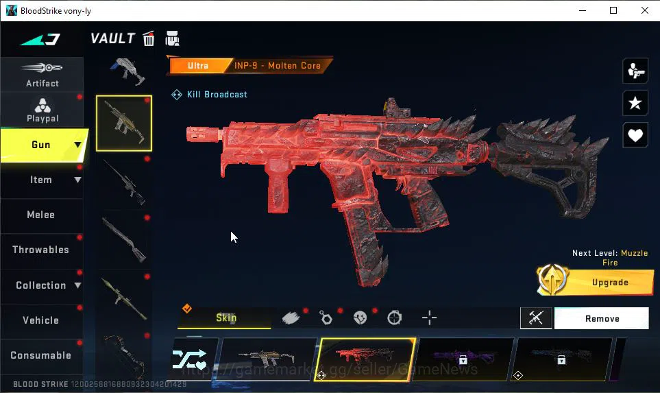Blood Strike Accounts ASIA|4 ETERNAL[QBZ95 Lv4,Uzi Lv2,M700 Lv1,KAG-6 Lv image 10