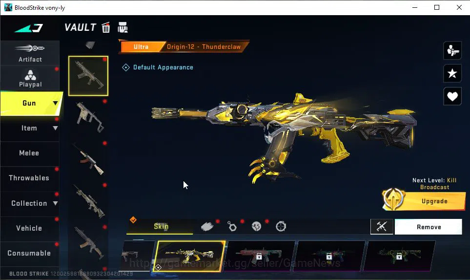 Blood Strike Accounts ASIA|4 ETERNAL[QBZ95 Lv4,Uzi Lv2,M700 Lv1,KAG-6 Lv image 11
