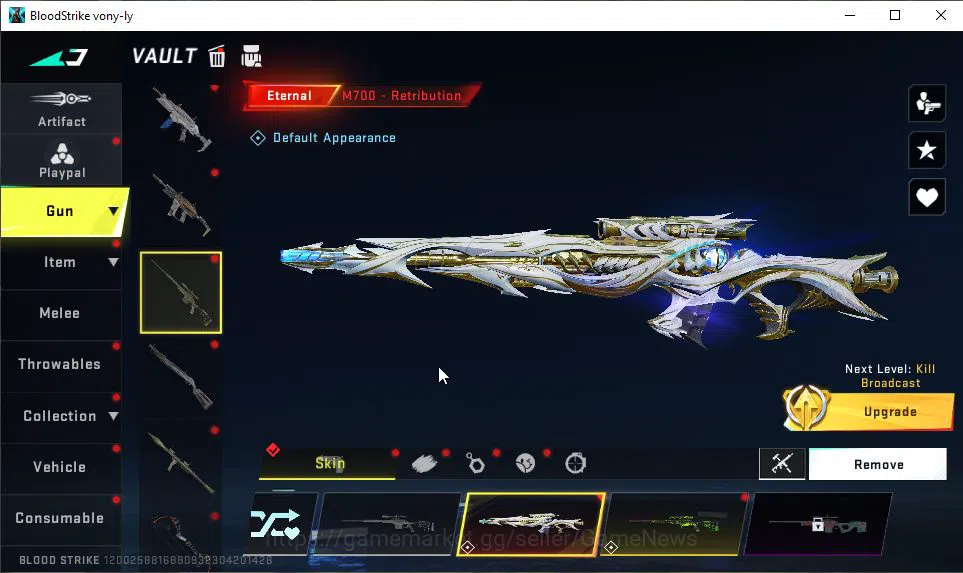 Blood Strike Accounts ASIA|4 ETERNAL[QBZ95 Lv4,Uzi Lv2,M700 Lv1,KAG-6 Lv image 16
