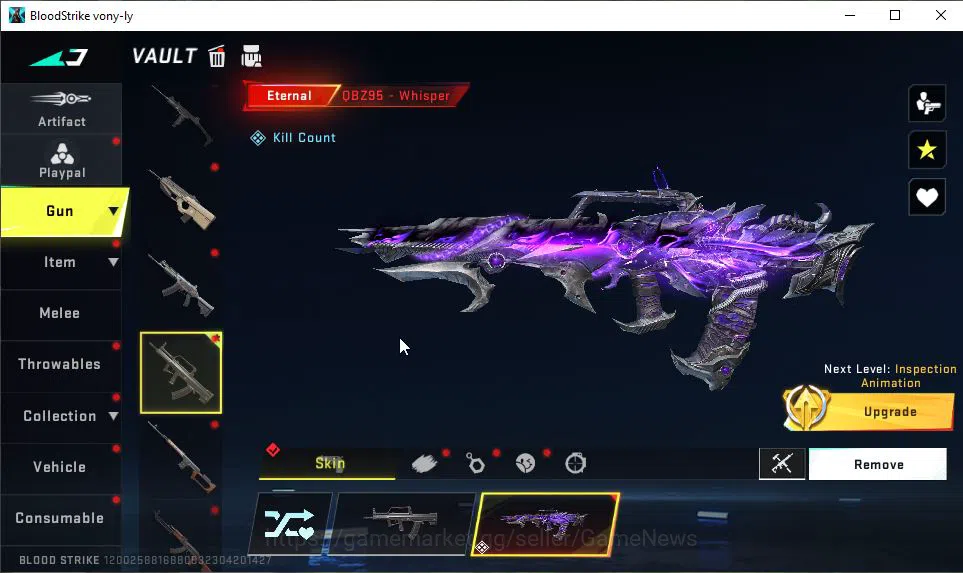 Blood Strike Accounts ASIA|4 ETERNAL[QBZ95 Lv4,Uzi Lv2,M700 Lv1,KAG-6 Lv image 20