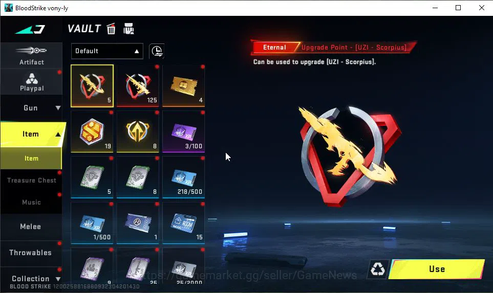 Blood Strike Accounts ASIA|4 ETERNAL[QBZ95 Lv4,Uzi Lv2,M700 Lv1,KAG-6 Lv image 7