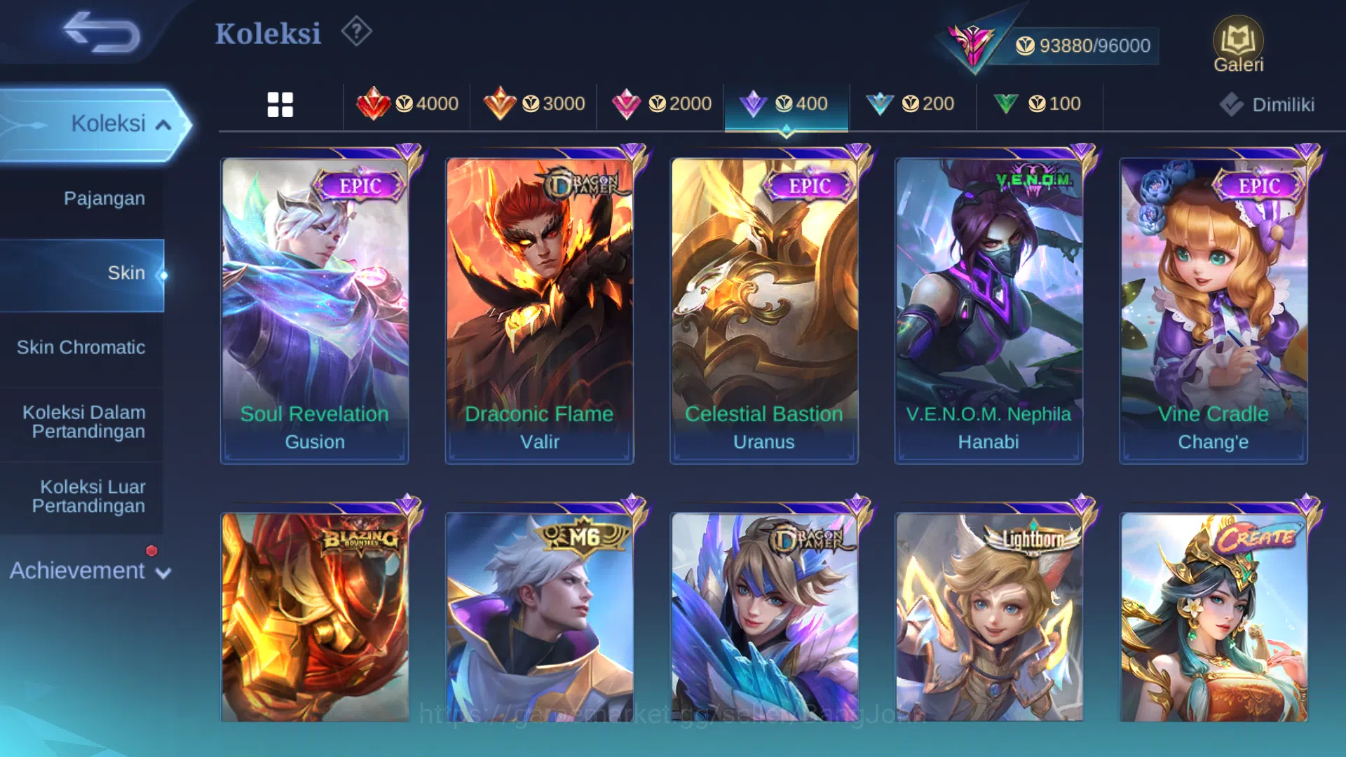 Mobile Legends: Bang Bang Accounts Hero 125 | Skin 294 | Ex Glory 64 | Legend Franco  image 16