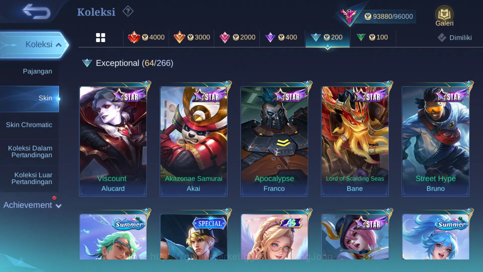 Mobile Legends: Bang Bang Accounts Hero 125 | Skin 294 | Ex Glory 64 | Legend Franco  image 18
