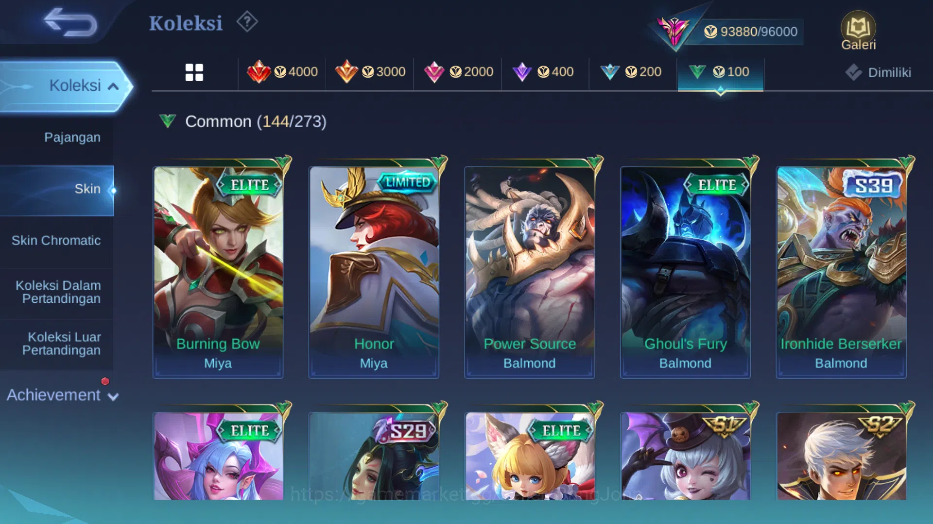 Mobile Legends: Bang Bang Accounts Hero 125 | Skin 294 | Ex Glory 64 | Legend Franco  image 19