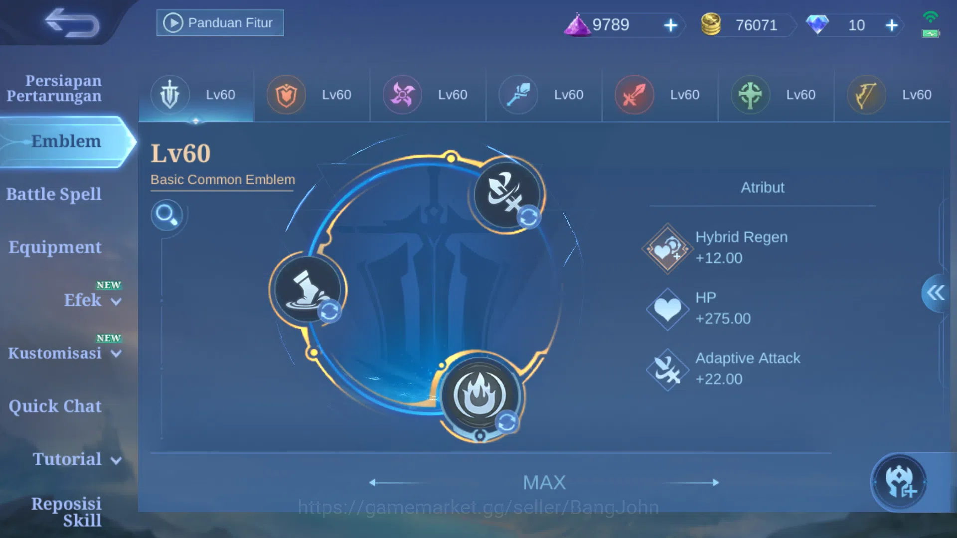 Mobile Legends: Bang Bang Accounts Hero 125 | Skin 294 | Ex Glory 64 | Legend Franco  image 4
