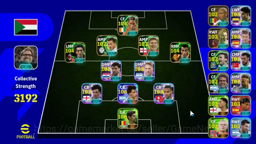 eFootball Accounts Android |10Epic|Didier Drogba,Roberto Donadoni,Caf image 1