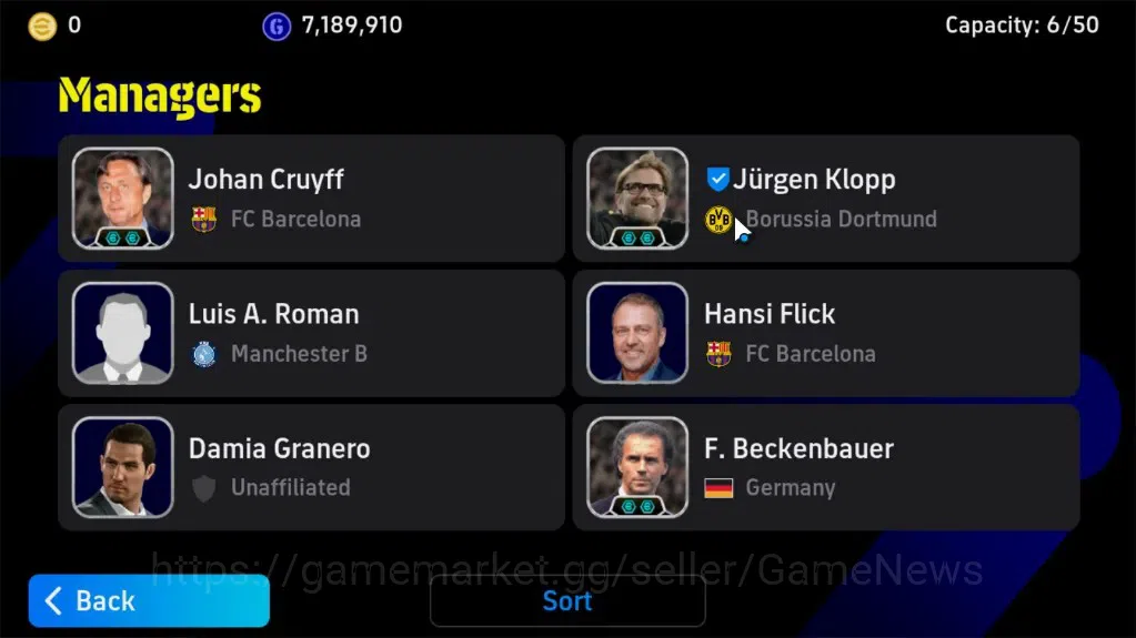 eFootball Accounts Android |10Epic|Didier Drogba,Roberto Donadoni,Caf image 4