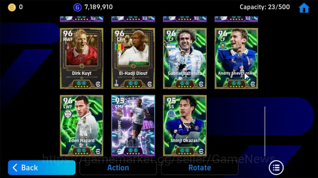 eFootball Accounts Android |10Epic|Didier Drogba,Roberto Donadoni,Caf image 7