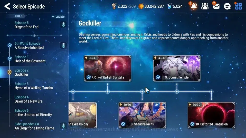 Epic Seven Accounts GLOBAL Unverif|New Era|8 ML(NM Luna,Monarch OTS Is image 16
