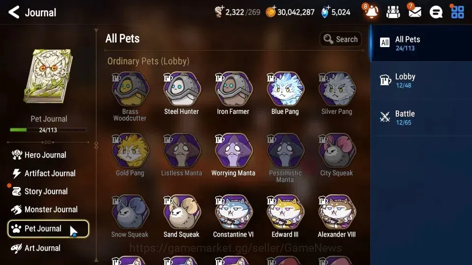 Epic Seven Accounts GLOBAL Unverif|New Era|8 ML(NM Luna,Monarch OTS Is image 19